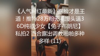 《人气网红最新》露脸才是王道！推特28万粉无毛馒头逼36D纯欲少女【兔子布朗尼】私拍2 百合露出调教啪啪多种多样 (11)