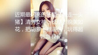 近期最闪亮的新星【偷走一头猪】清秀女神，长腿，貌美如花，把胡萝卜塞逼逼，玩得超刺激 (2)