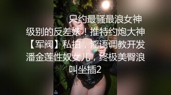 ❣️❣️❣️只约最骚最浪女神级别的反差婊！推特约炮大神【军阀】私拍，淫语调教开发潘金莲性奴女儿，终极美臀浪叫坐插2