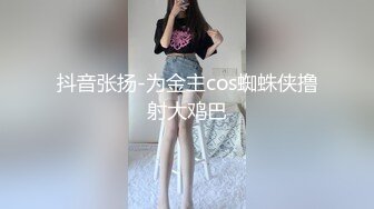 抖音张扬-为金主cos蜘蛛侠撸射大鸡巴